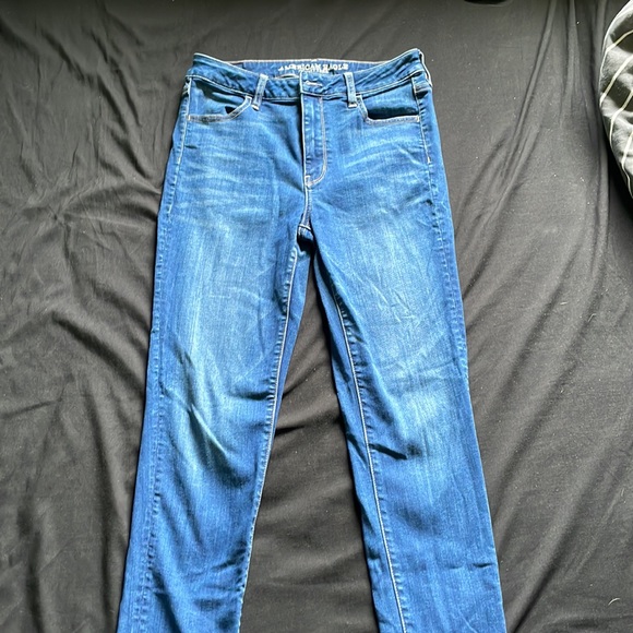American Eagle Size 8 Long Women’s Super High Rise Jegging - Picture 4 of 5